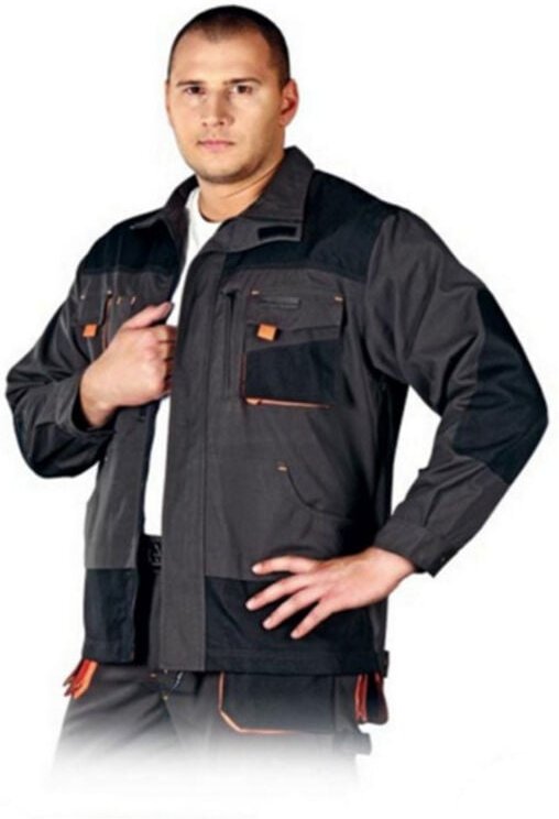 Arbeitsjacke schwarz/orange in versch. Größen m