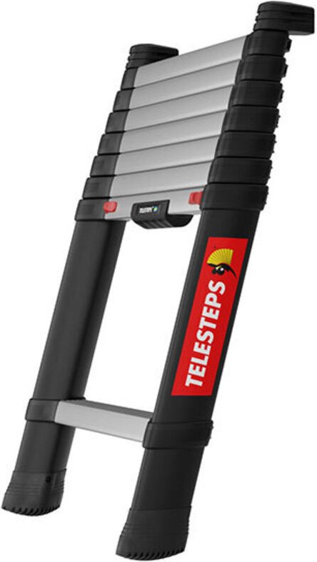 Teleskopleiter 2,60 m mit Stabilisatoren – Stufenbreite 40 mm – maximale Arbeitshöhe 3,40 m - TEL-72226