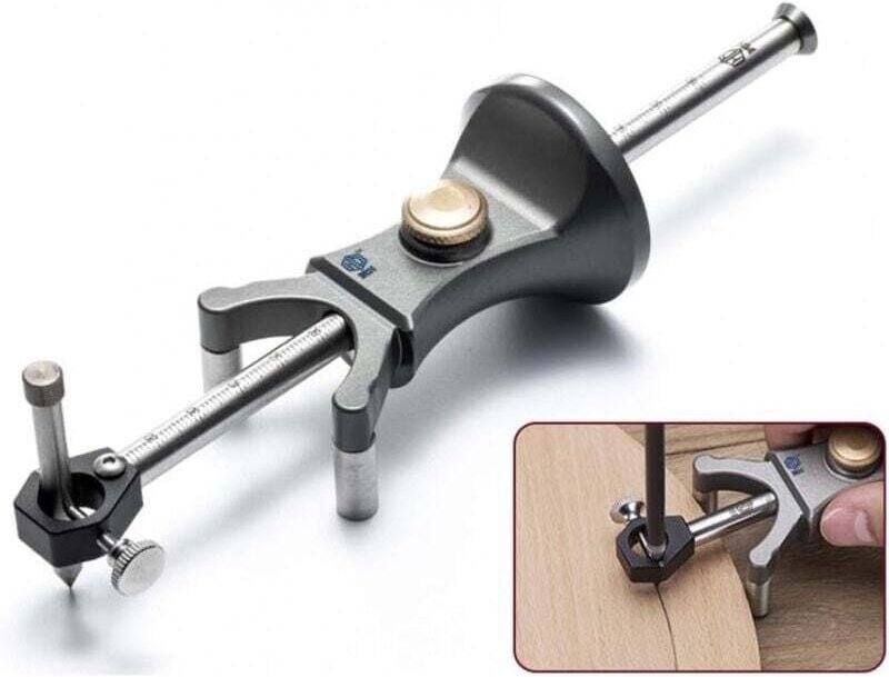 Outil Double Usage Arc Linéaire Scriber Ligne Dessin Multifonctionnel pour Travail du Bois