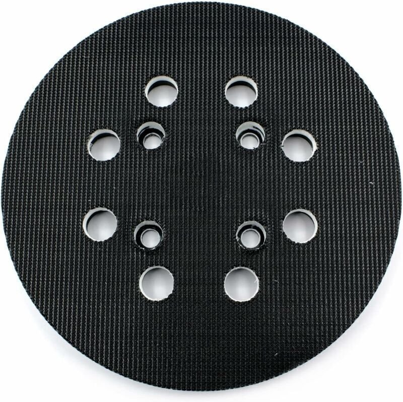 Schleifteller für Bosch (Ø 125 mm, mittlere Härte) mit Zubehörsystem für PEX 300/400 AE / 4000 AE / Advanced Orbit 18 Ex...