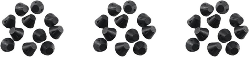 Tlily - 36 Fußballschuh-Ersatzspikes 13 mm Fußballschuh- Spikes für Fußballschuhe mit 5 mm Gewinde