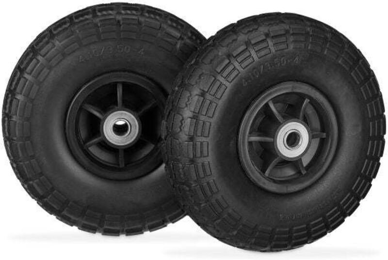 Set of 2 pu wheelbarrow tyres 4135 4
