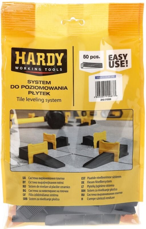 Keile für das Nivelliersystem Hardy 50 Stk.