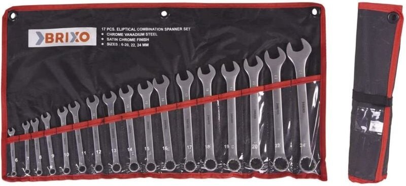 CV-Ring-Ringschlüssel-Satz Brixo conf. 17 stück