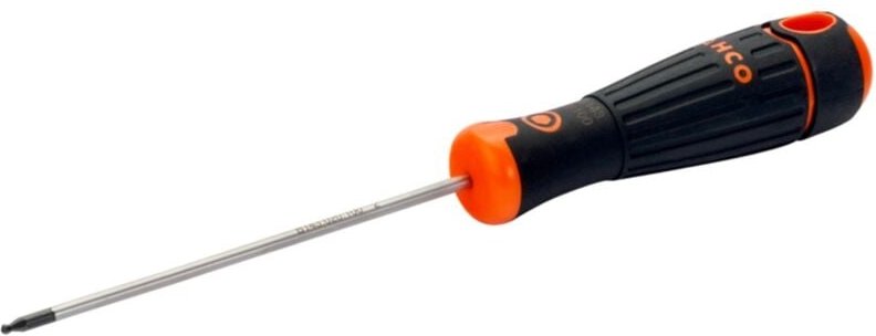 BahcoFIT Schraubendreher für Innensechskantschrauben, mit Kugelkopf und Gummigriff, 2 mm x 100 mm, Einzelhandelsverpacku...