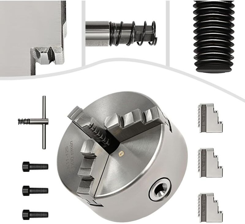 Drei Klauen benutzerdefinierte Herz-Chips, K11-125mm, Spannwerkzeuge für Werkzeugmaschinen