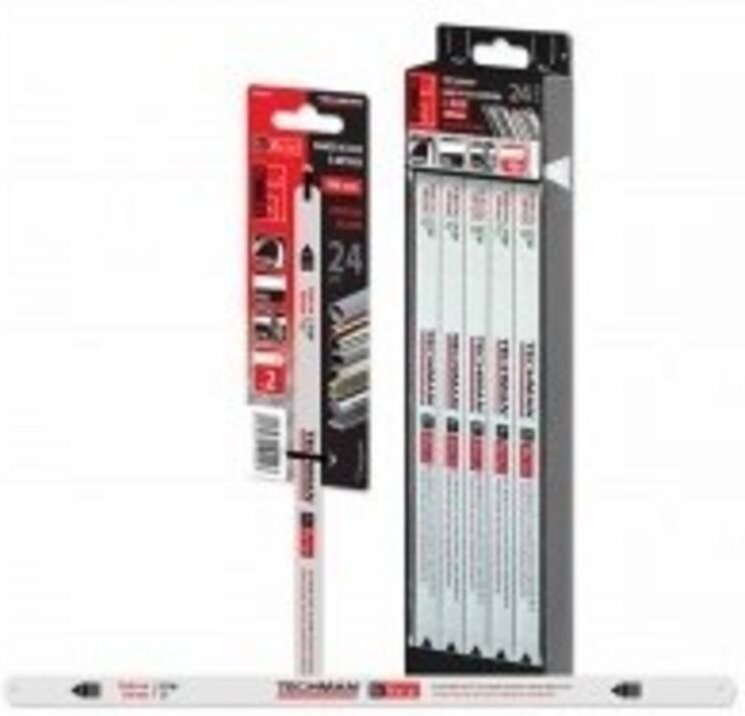 Metallsägeblätter aus Bimetall, Bezeichnung, Packung mit 100 Blättern, 18 TPI – 8 Zähne/cm