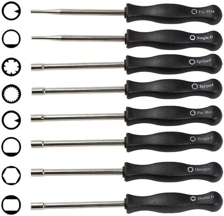 Set mit 8 Vergaser-Einstellwerkzeugen, Vergaserschraubendrehern für Motorreinigung und -reparatur, geeignet für die meis...
