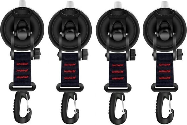 Ymyny - Stück leistungsstarke Saugnapfhaken, Campingzelt-Befestigungshaken, Saugnapf für Auto-Seitenmarkise, Boot, Campi...