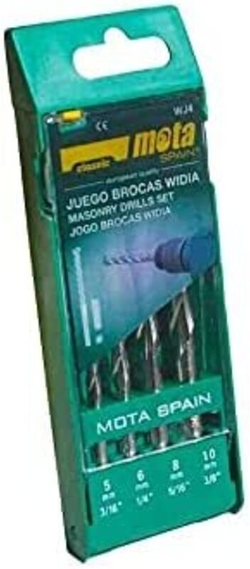 Set mit 4 Widia-Standard-Bohrern, 5–6–8–10 mm, WJ4 MOTA