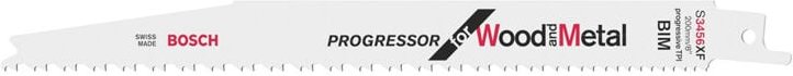 Säbelsägeblatt s 3456 xf Progressor for Wood and Metal - 100 Stück - Bosch