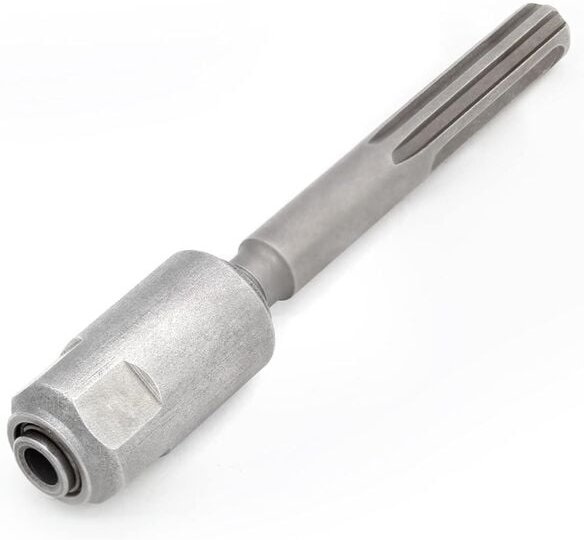 SDS Max auf SDS Plus Adapter, 40Cr Stahl, Schnellbohrkonverter für Abbruchhämmer und Bohrhämmer (Silber) - Bohrer