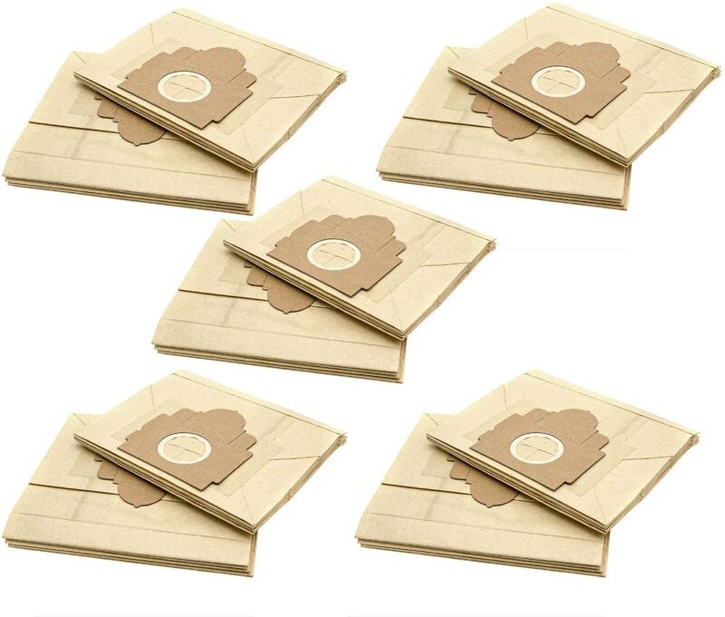 50x Staubbeutel kompatibel mit Moulinex 00.106.412, 00.101.584, 00.940.002, 00.106.413 Staubsauger - 22,5cm x 19cm Sandf...