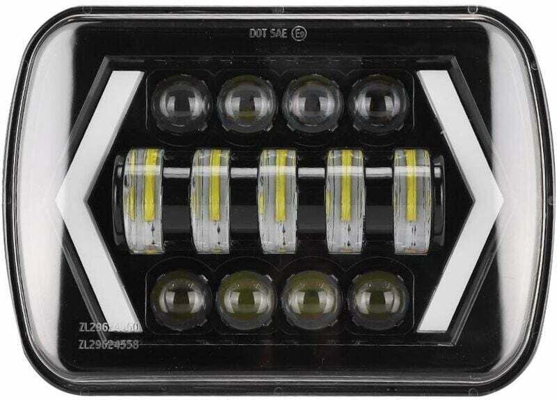 210W 6000K 21000LM H4 LED-Scheinwerfer Wasserdicht IP67 Scheinwerfer Fit für Cherokee XJ 12-24V