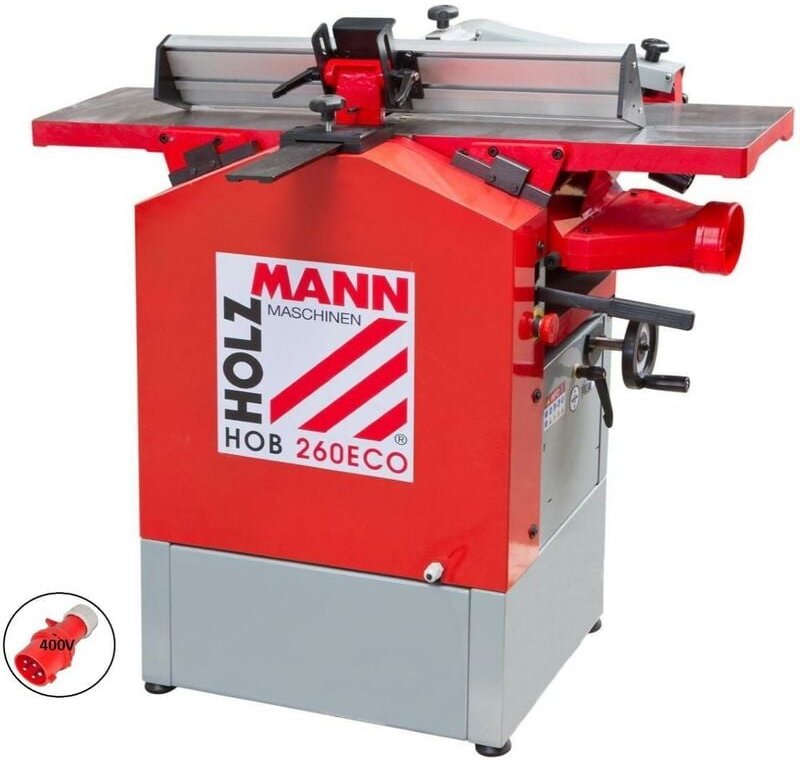 Thumbnail - Holzmann - abricht dickenhobel abrichthobel dickenhobelmaschine hob 260 eco 400V