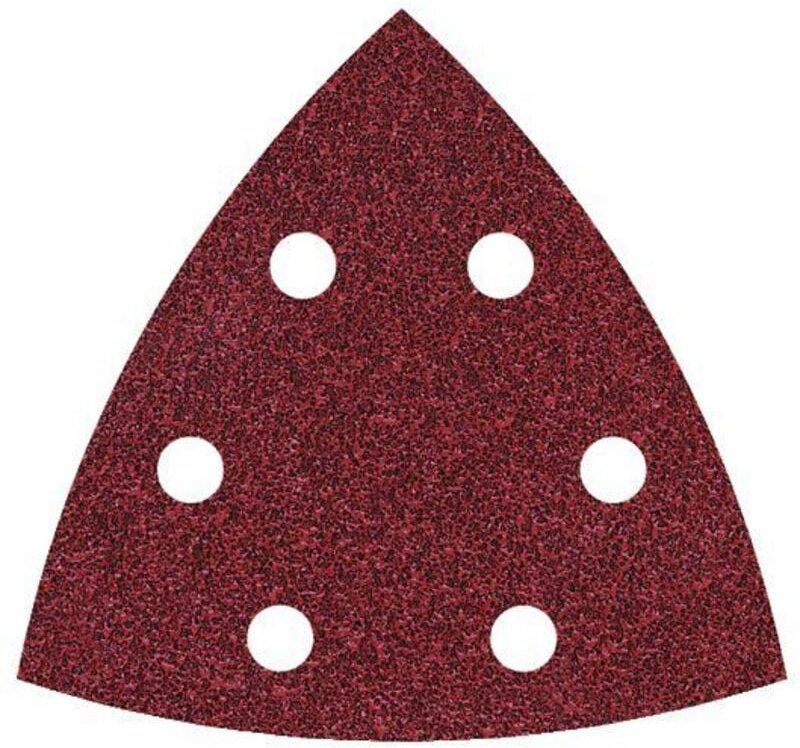 Wolfcraft Schleifpapier Delta K40 K60 K80 K120 K180 95 mm 20 Stück für Deltaschleifer