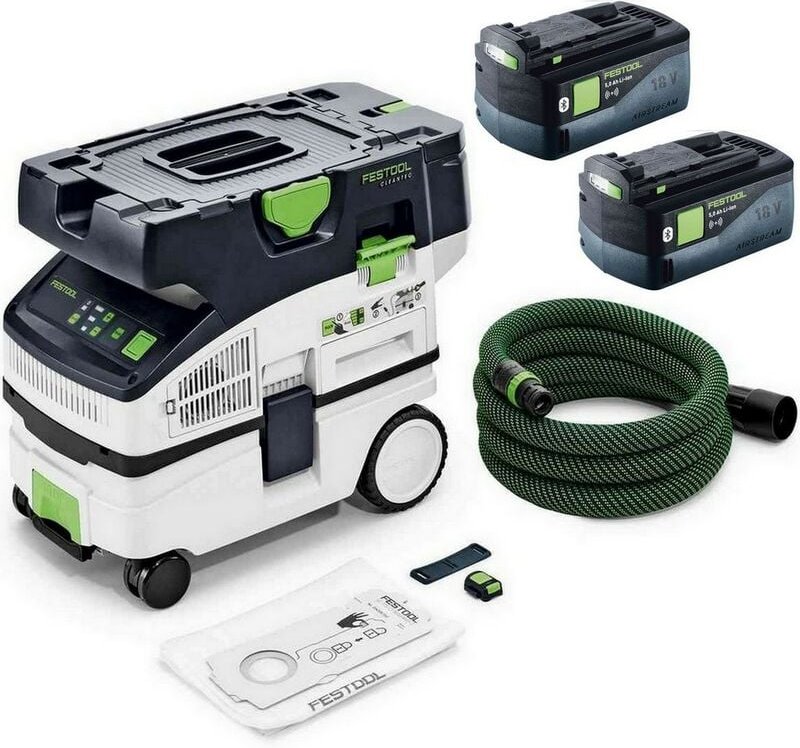 Akku Absaugmobil cleantec ctlc mini I-Basic 577065 + Akkupack Set Absaug - Festool