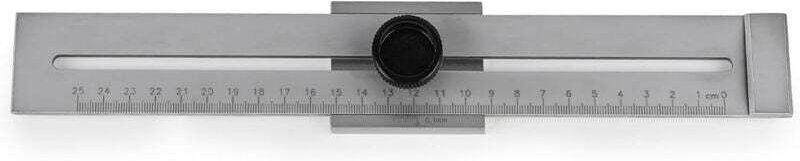 250 mm Präzisions-Linienlehre, Markierwerkzeug, Markierlehre zum genauen Markieren und Abgrenzen von Markierungen und Hi...