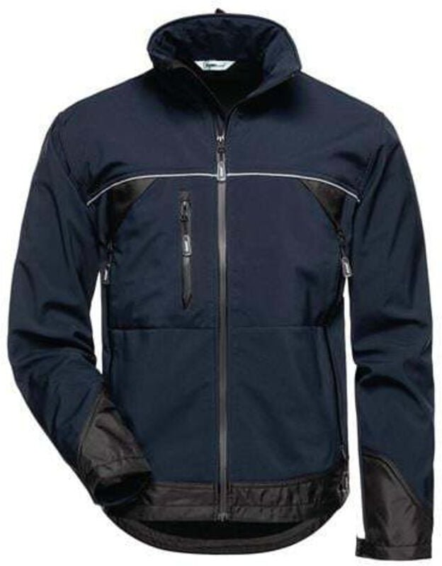 Softshelljacke gamma Größe m marine/schwarz