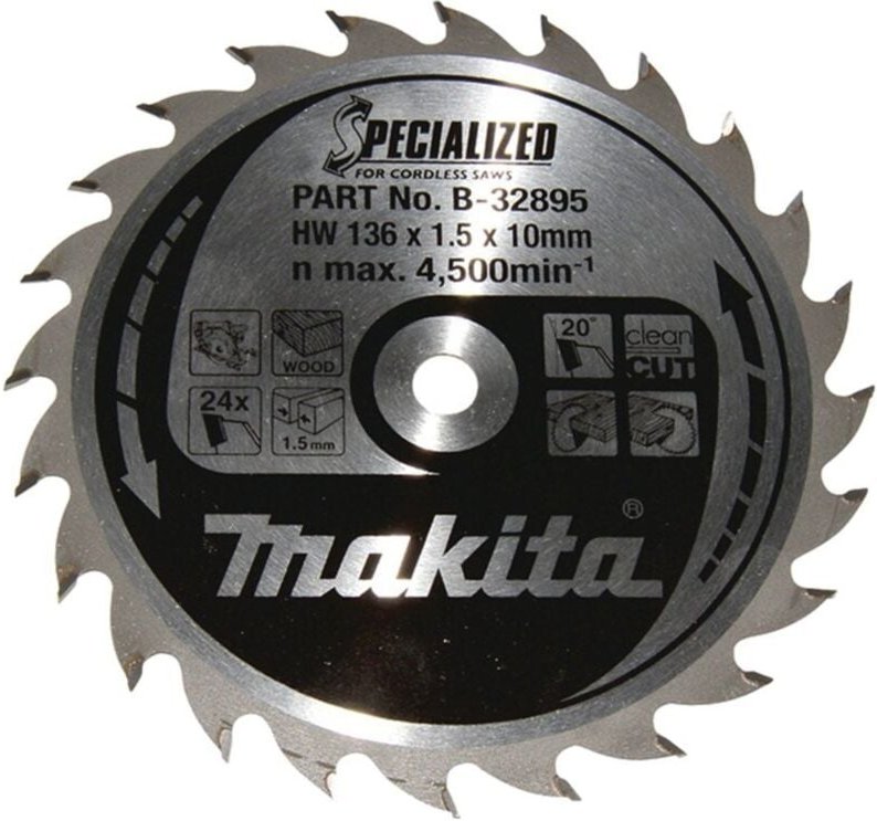 Sägeblatt specialized 136x10x24Z - Makita