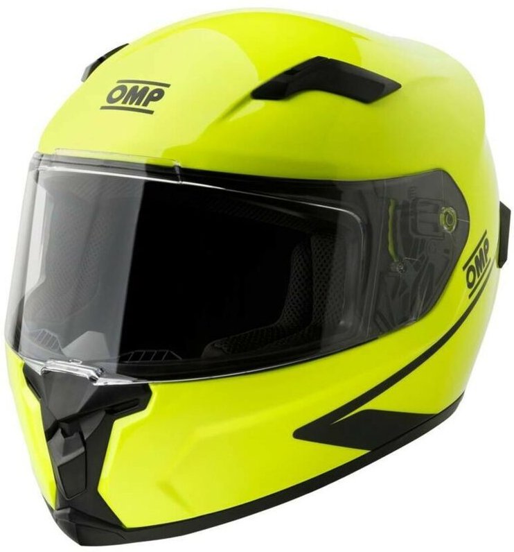 Vollvisierhelm OMP CIRCUIT EVO2 Gelb Fluoreszierend M
