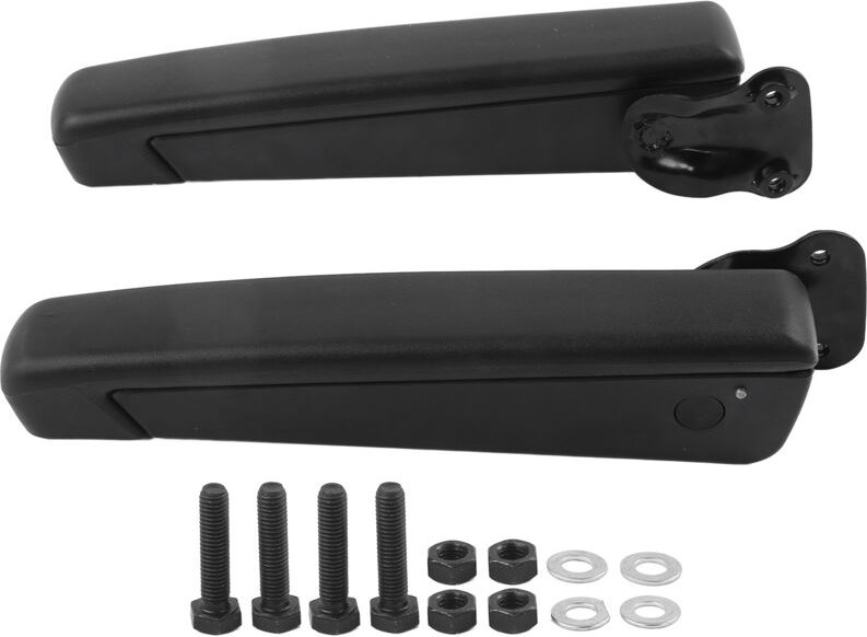 Eosnow Paar einstellbarer Sitz im Armladen Stoßfest PU -Schwamm schwarz Universal für Automobilwagen für Automobil -LKWs