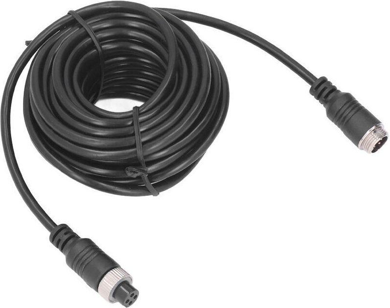 Vtizikl 33ft/10m 4 broches cble d'extension vidéo de voiture fil de caméra de recul pour camion remorque Bus camping-car