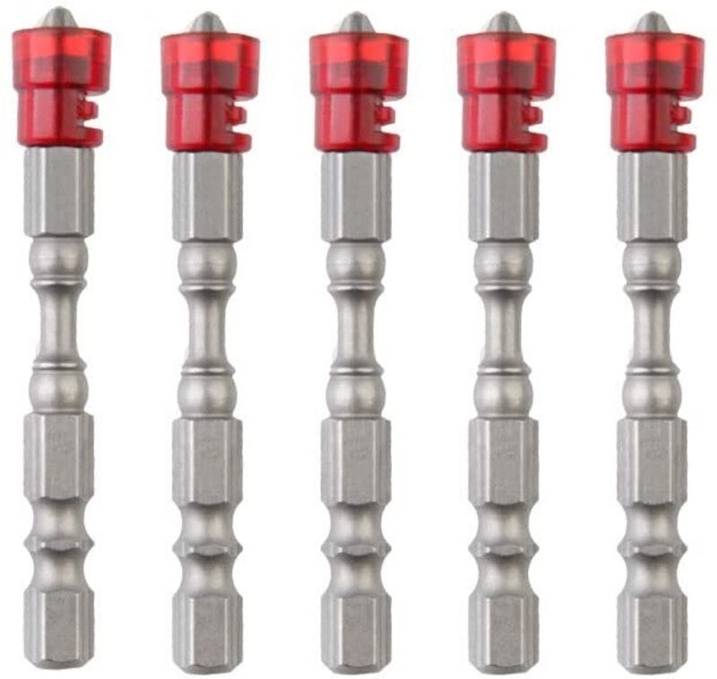 8-teiliges magnetisches Schraubendreher-Bit-Set, S2-Kragen-Design, Phillips-Hartmetall, magnetische Schnellwechsel-Steck...