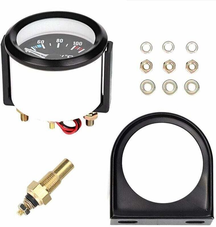 ZVD-Wassertemperaturanzeige Auto Wassertemperaturanzeige Meter Druckanzeige Wassertemperaturanzeige 2 Zoll 52 mm