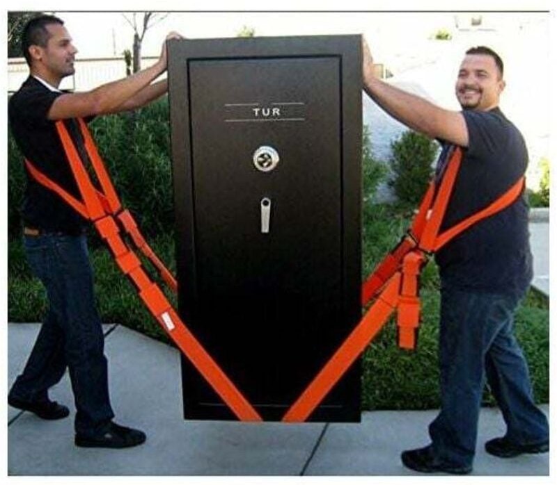 Correas para levantar y mover objetos pesados sin dolor de espalda. Correas y arneses (sistema de levantamiento y movimi...