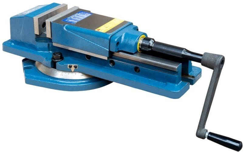 ELMAG Hydraulik-Maschinenschraubstock, Modell CB 200 inkl. Drehteller