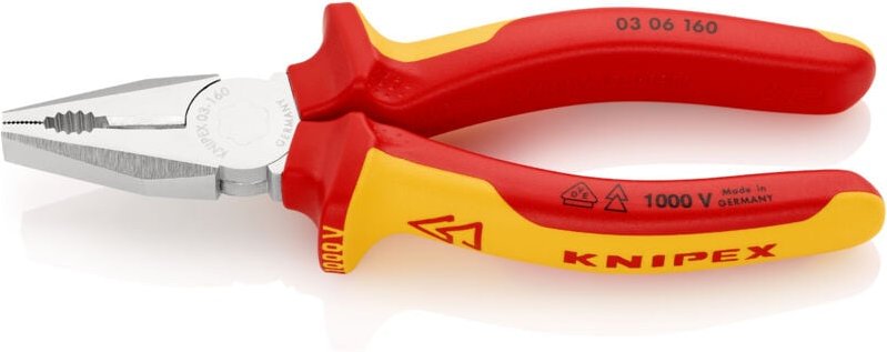 Vde Kombizange 160 mm (03 06 160) - Knipex