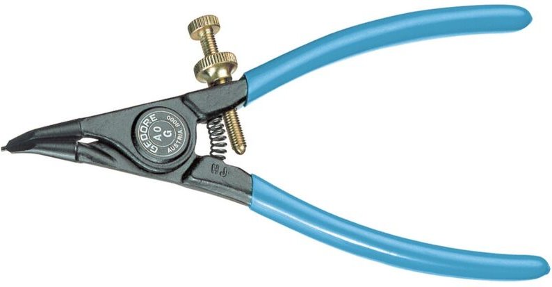 8000 a 0G Montagezange für Außensicherungsringe gewinkelt 1,5-3,5mm