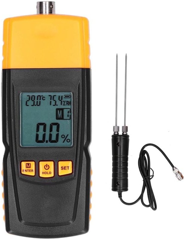 Hochwertiges Holzfeuchtemessgerät, multifunktionales Nadel-Holzfeuchtemessgerät