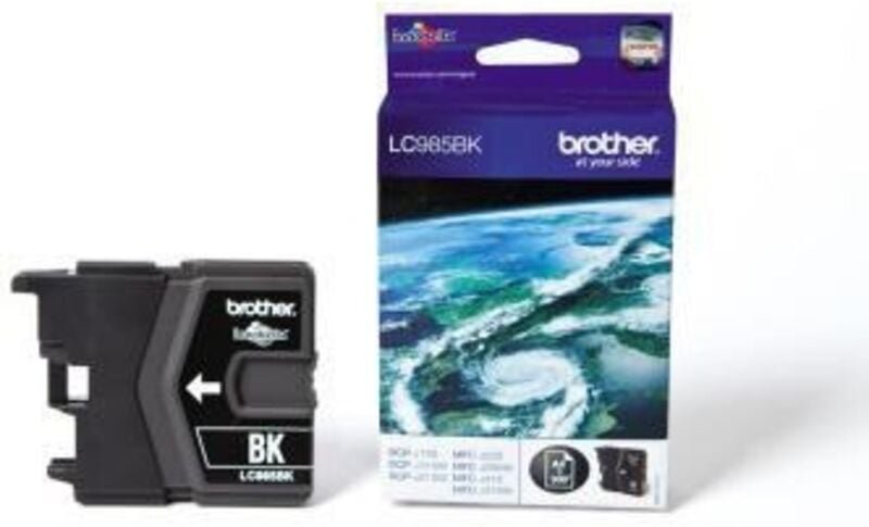 Tintenpatrone Originalzubehör LC-985BK ca. 300 Seiten schwarz 9ml