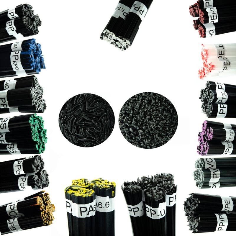 Rosfix Set Prowelder Kit Ultra – 15 Kunststoff-Schweißdrähte 1500 g Für Stoßfänger, Spiegelgehäuse, Innenverkleidung 42 ...