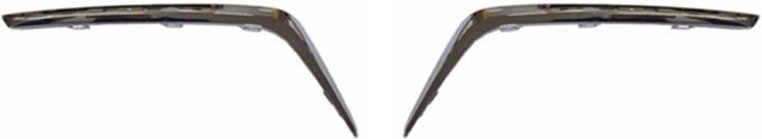 1 Paar Auto Chrom FrontstoßStange Unterer KüHlergrill Zierleisten Tagfahrlicht Nebelscheinwerfer Abdeckung Zierleiste fü...