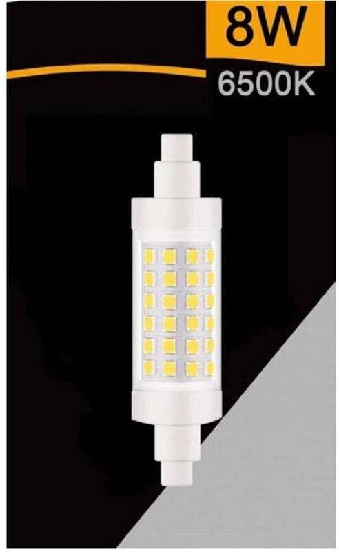 Vtizikl YMYNY Led R7s 8 Watt 880 Lumen 78mm Luce 3000k 4000k 6500k Sparac-r7s-8w-001 - -Bianco Freddo -