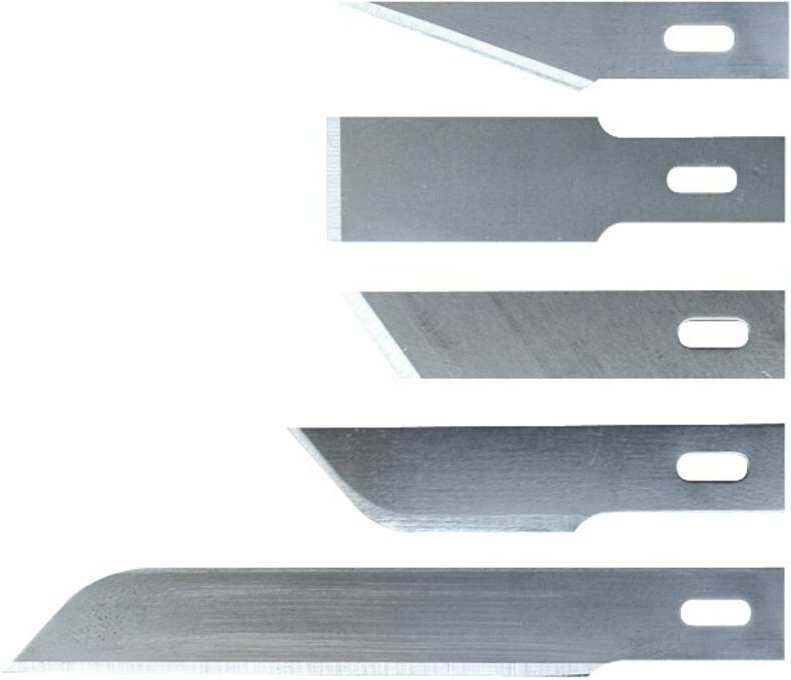 3 spitze Universal-Skalpellklingen MAXICRAFT