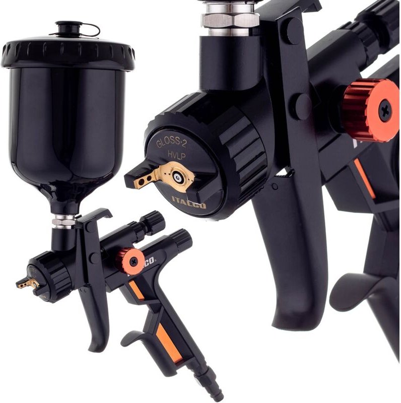 Italco Hvlp-Spritzpistole, Düse 1,3 Mm, 600 Ml, Professional