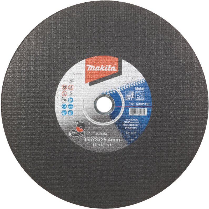 Set von 5 Metall-Trennscheiben 3x355MM A30P 2G Makita B-16891-5