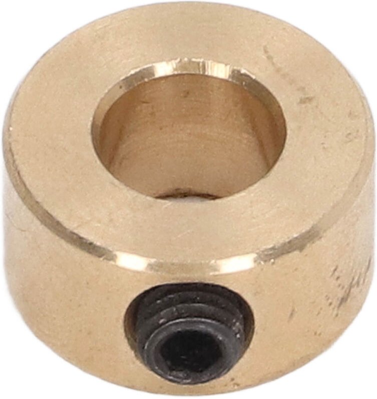 Bohrstopp, Messinghülse für Bohrer mit Sechskantschraube, Positionierer für Holzbearbeitungsbohrer (8 Millimeter)