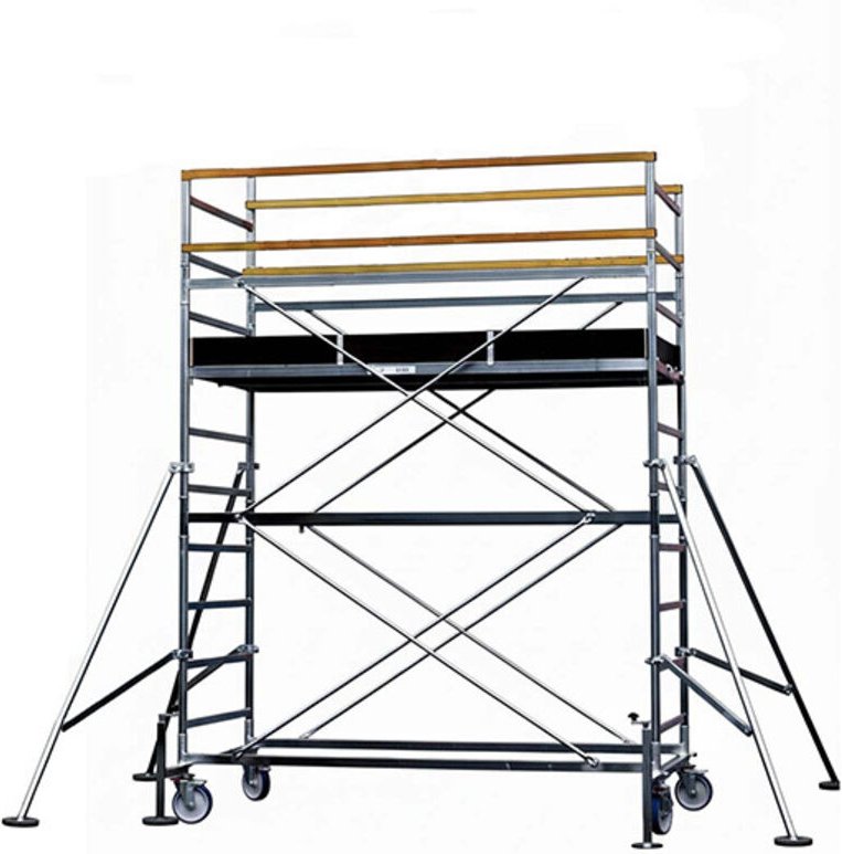 Rollgerust aus Stahl - 1 Bühne - Max. Arbeitshöhe 5,00m - SUP-HD-03