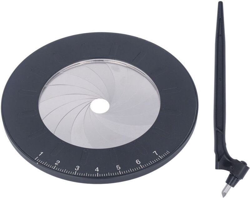 OVAQUIXI Kreiszeichenmaschine, verstellbare, drehbare runde Schablone, robust für Holzbearbeitung und Heimwerkerprojekte...