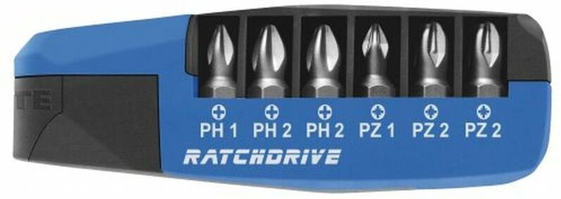 Präzisions-Schraubendreher WITTE Ratchdrive Satz von Spitzen