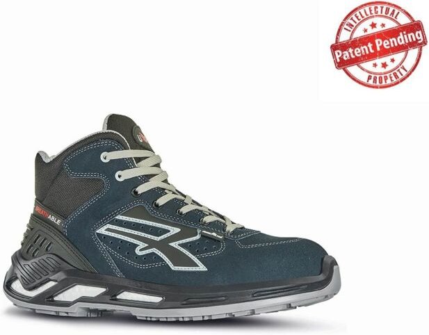 Hochsicherheitsstiefel BLASTER ESD S1P SRC - Schwarz/Navy Blau 38