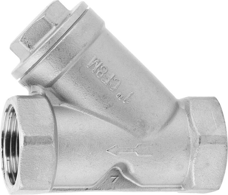 Y-Typ-Filter 1 Zoll DN25 Innengewinde aus Edelstahl 304 Y-Form-Filter für Wasser, Öl, Gas
