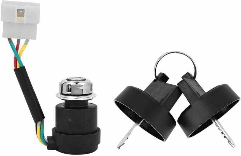 Zündschalter, 5-adrig, 2 Schlüssel für luftgekühlte Dieselmotoren, Frässtartschalter, Ersatzteile 178F/186F