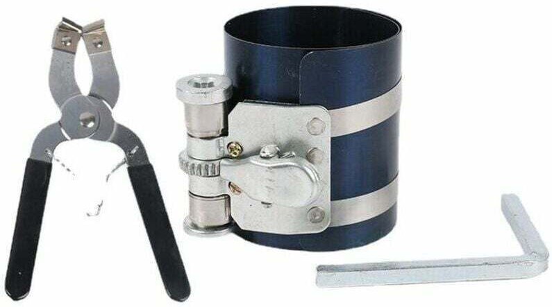 Kolbenringzange, 3-Zoll-Kolbenringkompressor 53–175 mm, Werkzeug zum Ausbau von Kolbenringen und zur Montage von Kolben