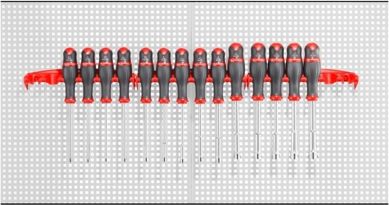 FACOM Steckschlüssel Griff, Satz, 14-tlg., mit Ständer